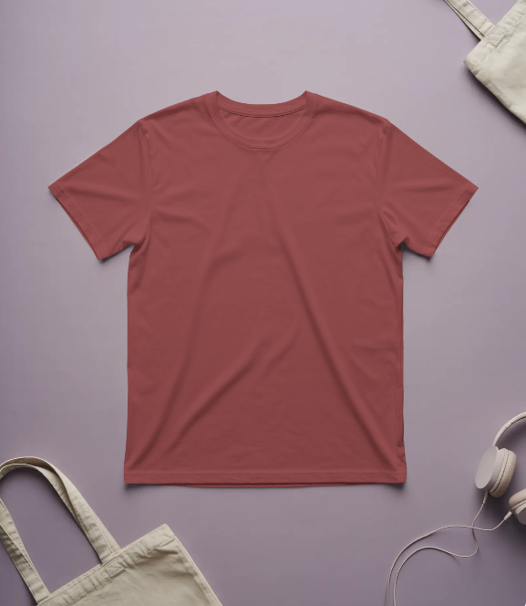 Round Neck Cotton T-Shirt