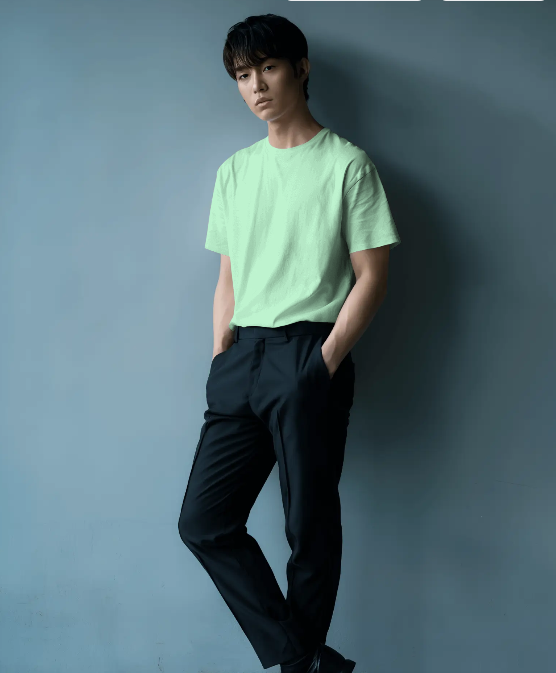 Round Neck Cotton T-Shirt