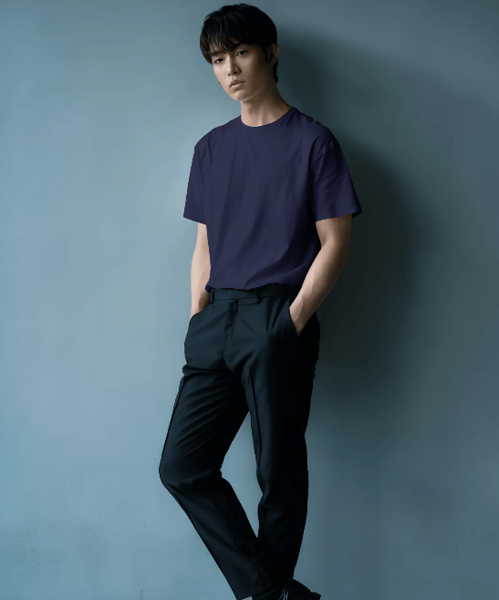 Round Neck Cotton T-Shirt