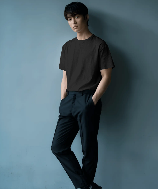 Round Neck Cotton T-Shirt