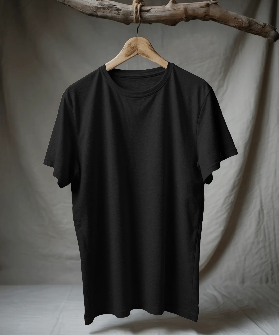 Round Neck Cotton T-Shirt