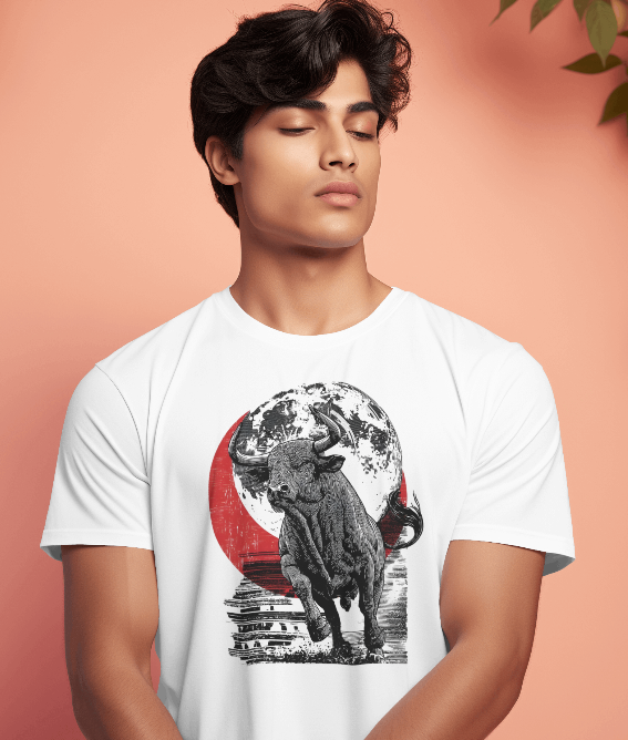 Round Neck T-Shirt - Wild West