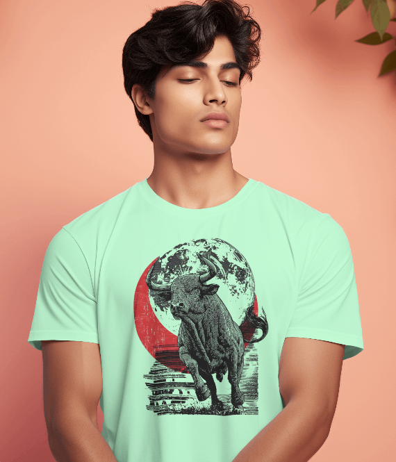 Round Neck T-Shirt - Wild West
