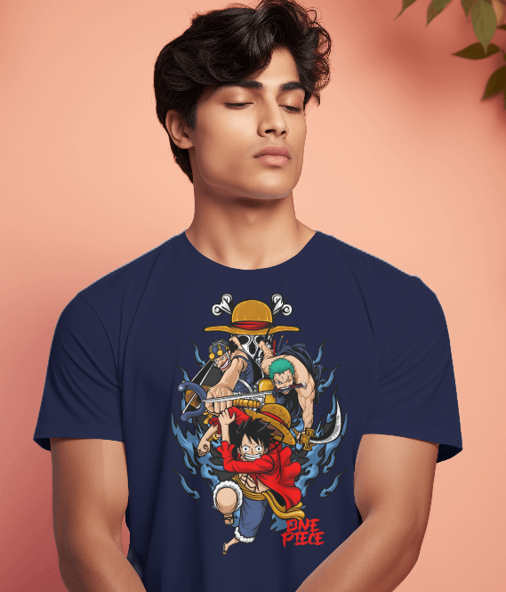 Round Neck T-Shirt Anime-One Piece