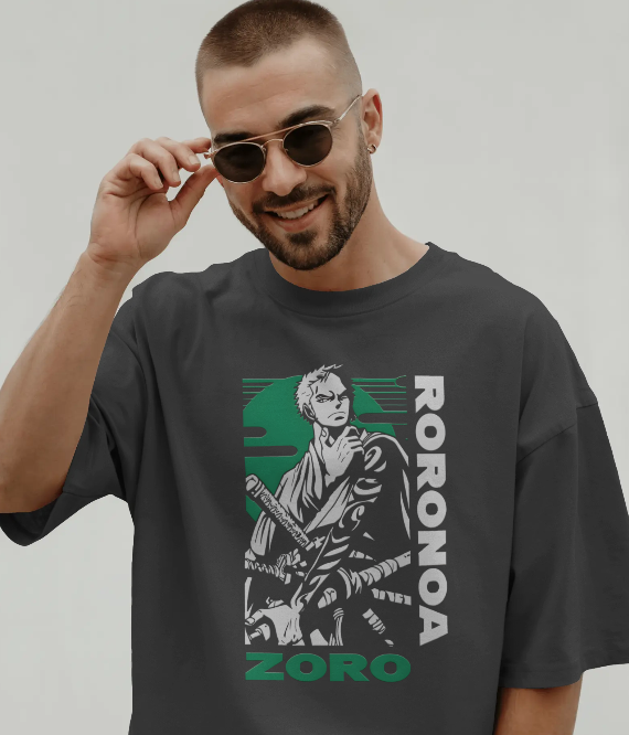 Oversized T-Shirt Men-Zoro
