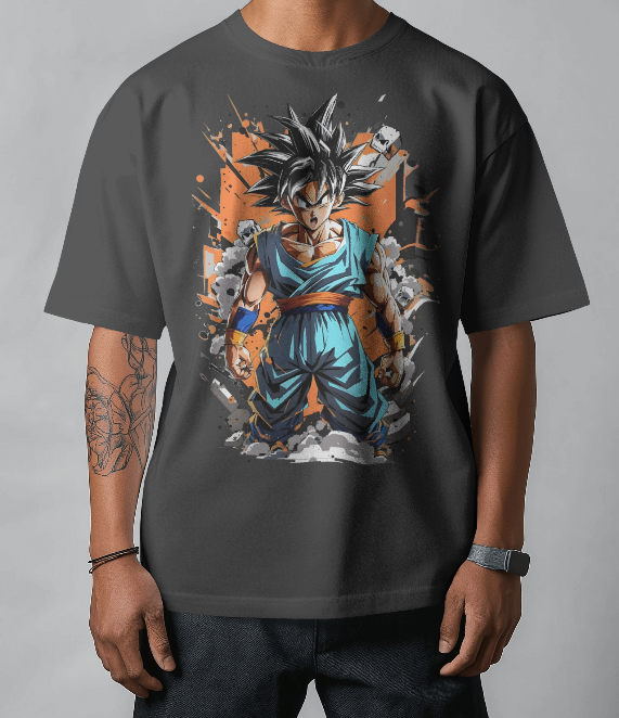 Men Oversized-Goku