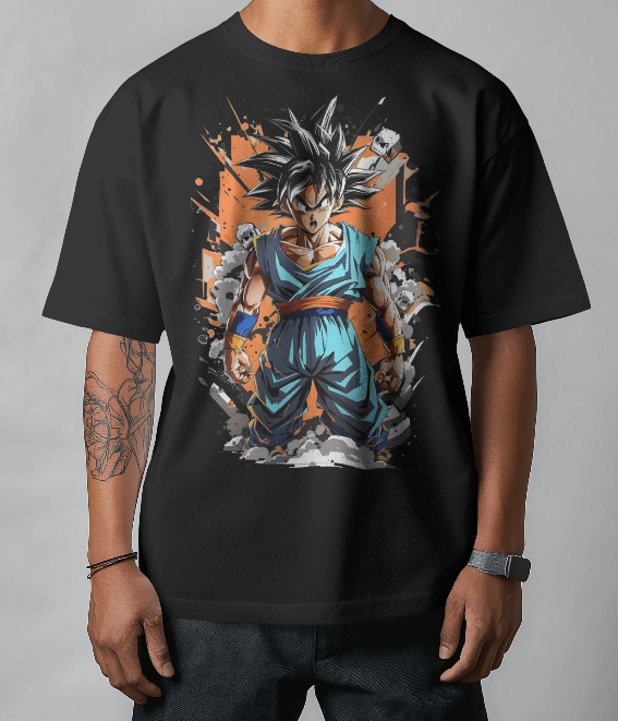 Men Oversized-Goku