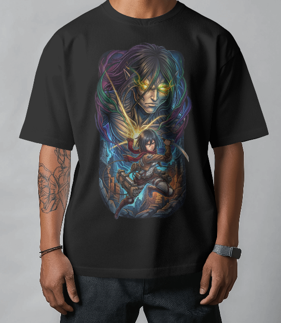 Oversized T-Shirt Men-Attack On Titan