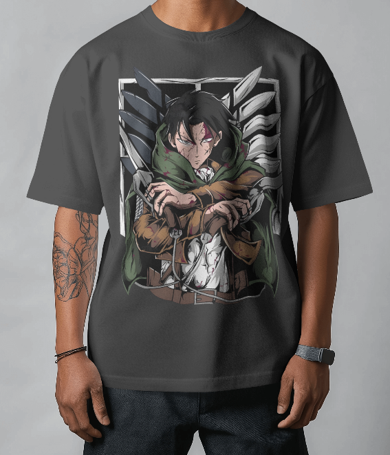 Oversized T-Shirt Men-Attack On Titan